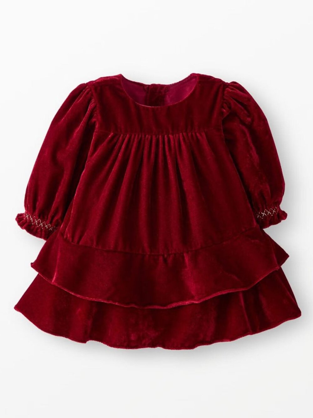 Hannah Andersson Cranberry Holiday Toddler Dress